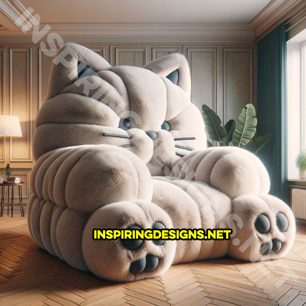 These Giant Cat Shaped Chairs Are the Ultimate Cat lover s Throne Inspiring Designs