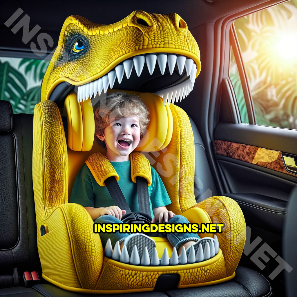 Dinosaur Shaped Car Seat