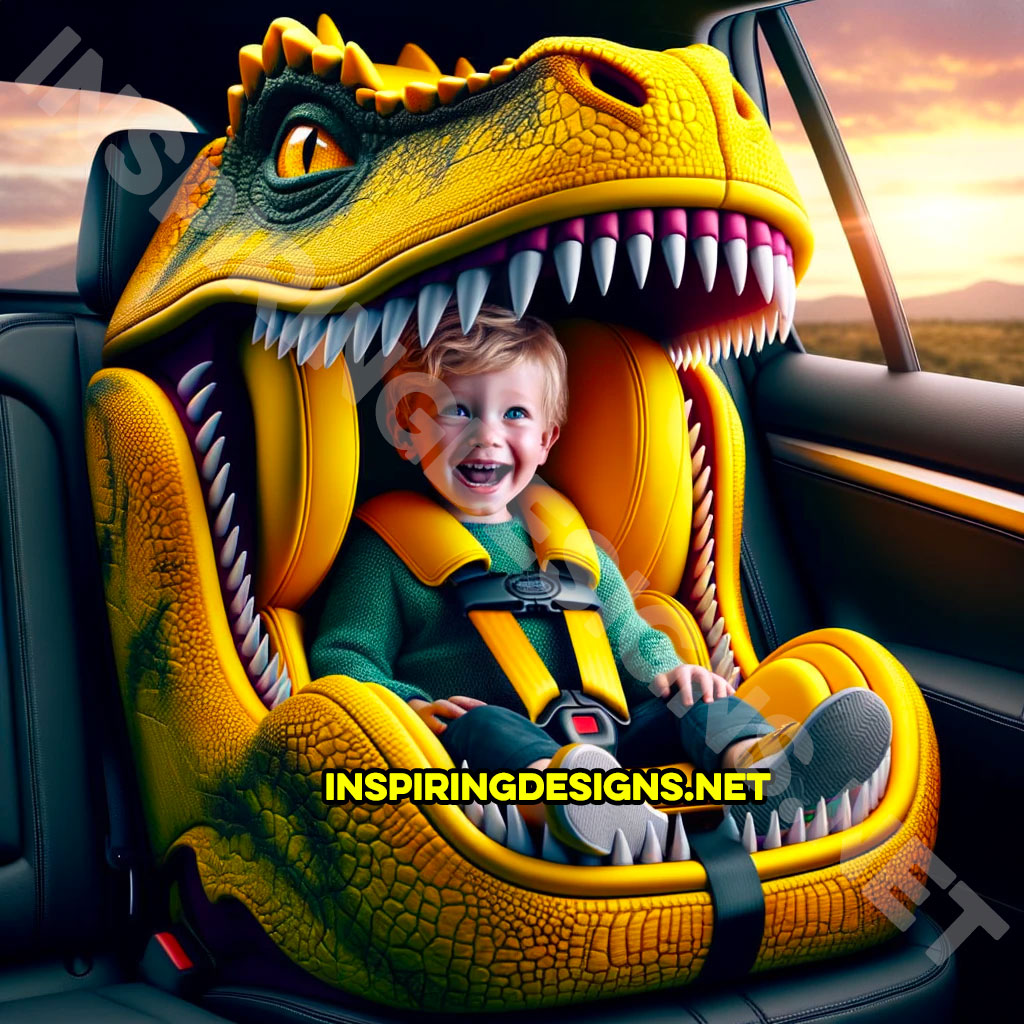 Dinosaur Shaped Car Seat