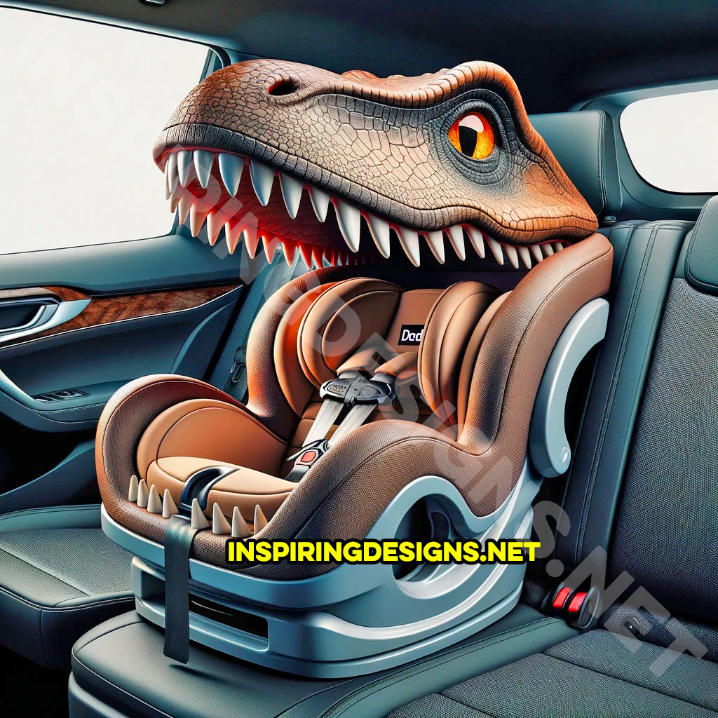 Dinosaur Shaped Car Seat