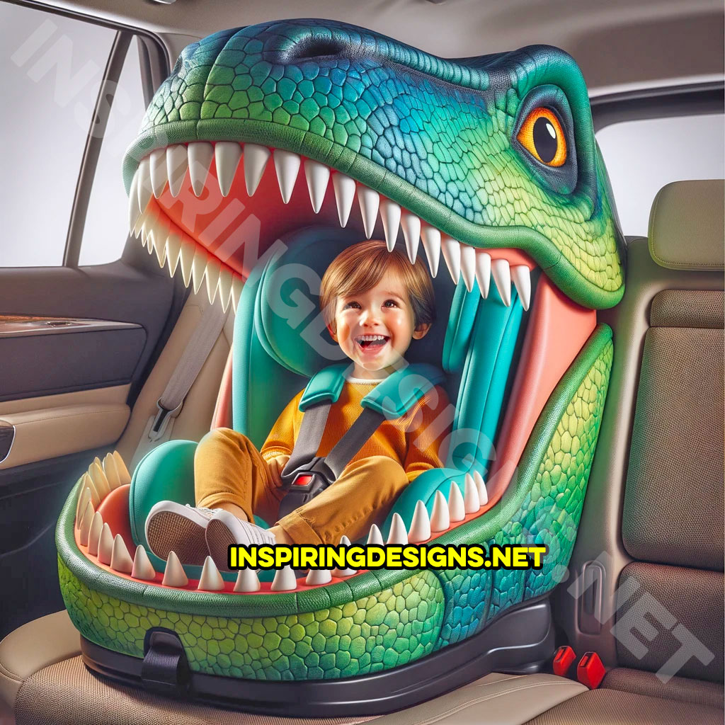 Dinosaur Shaped Car Seat