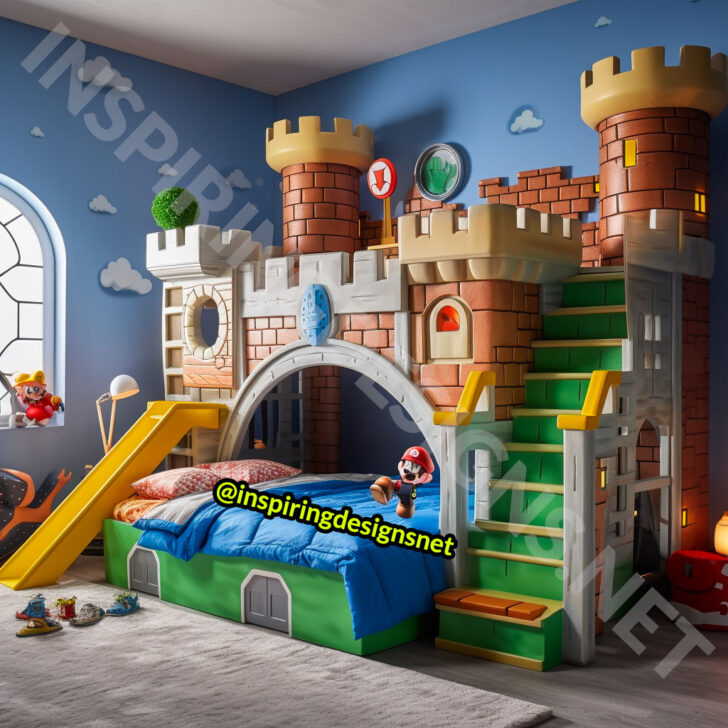 These Giant Mario Kids Beds Will Warp Your Children Straight Into   Mario12 728x728 