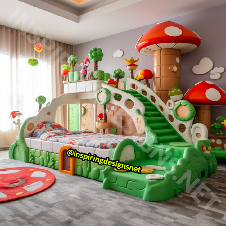 These Giant Mario Kids Beds Will Warp Your Children Straight Into   Mario21 728x728 