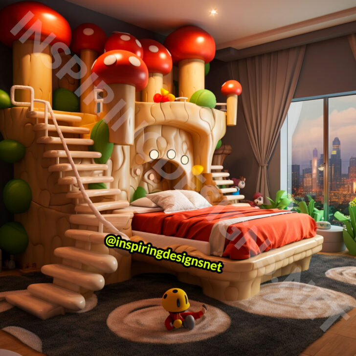 These Giant Mario Kids Beds Will Warp Your Children Straight Into   Mario7 728x728 