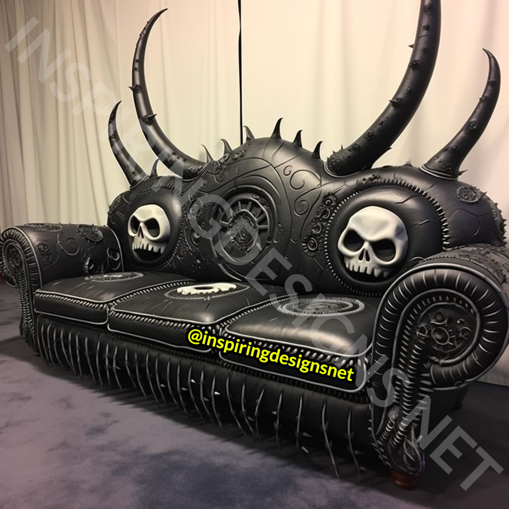 Nightmare Before Christmas Sofas - Jack Skellington Couch