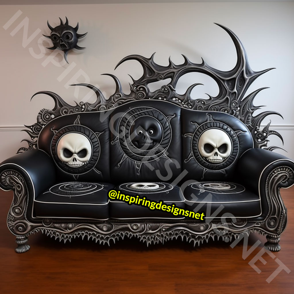 Nightmare Before Christmas Sofas - Jack Skellington Couch