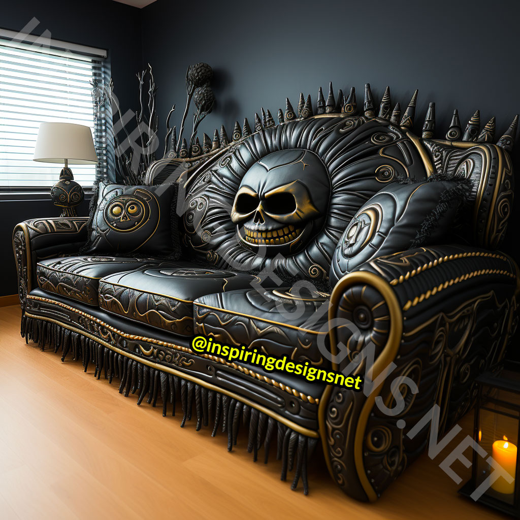 Nightmare Before Christmas Sofas - Jack Skellington Couch