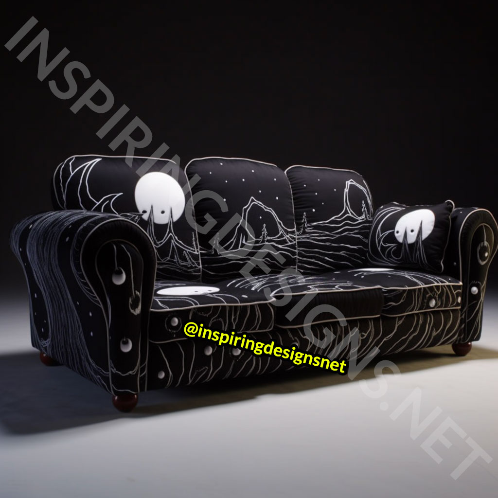 Nightmare Before Christmas Sofas - Jack Skellington Couch