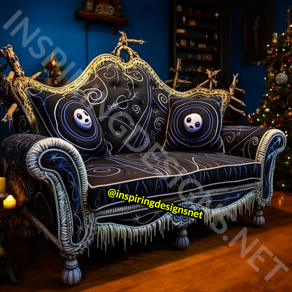 Nightmare Before Christmas Sofas - Jack Skellington Couch