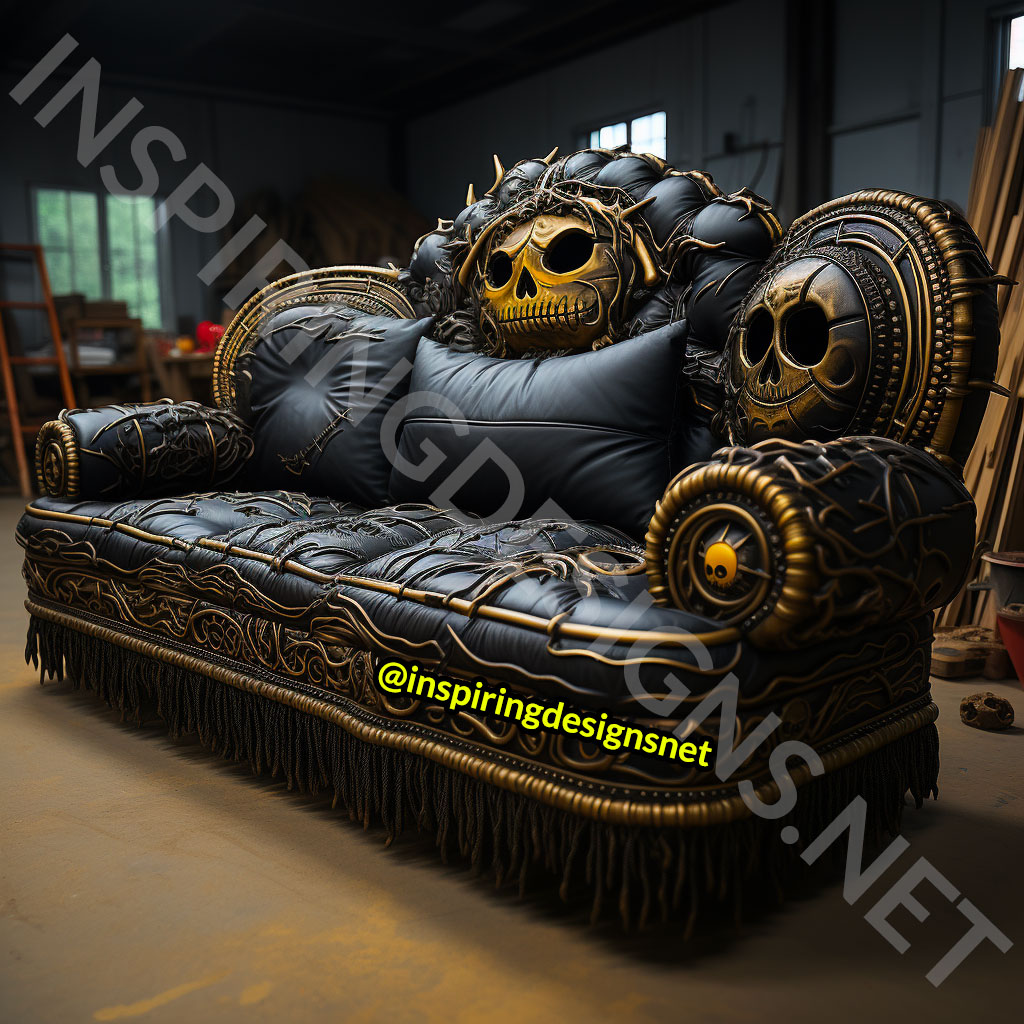 Nightmare Before Christmas Sofas - Jack Skellington Couch