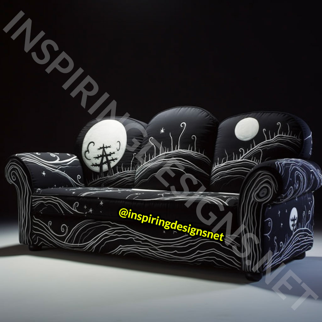 Nightmare Before Christmas Sofas - Jack Skellington Couch