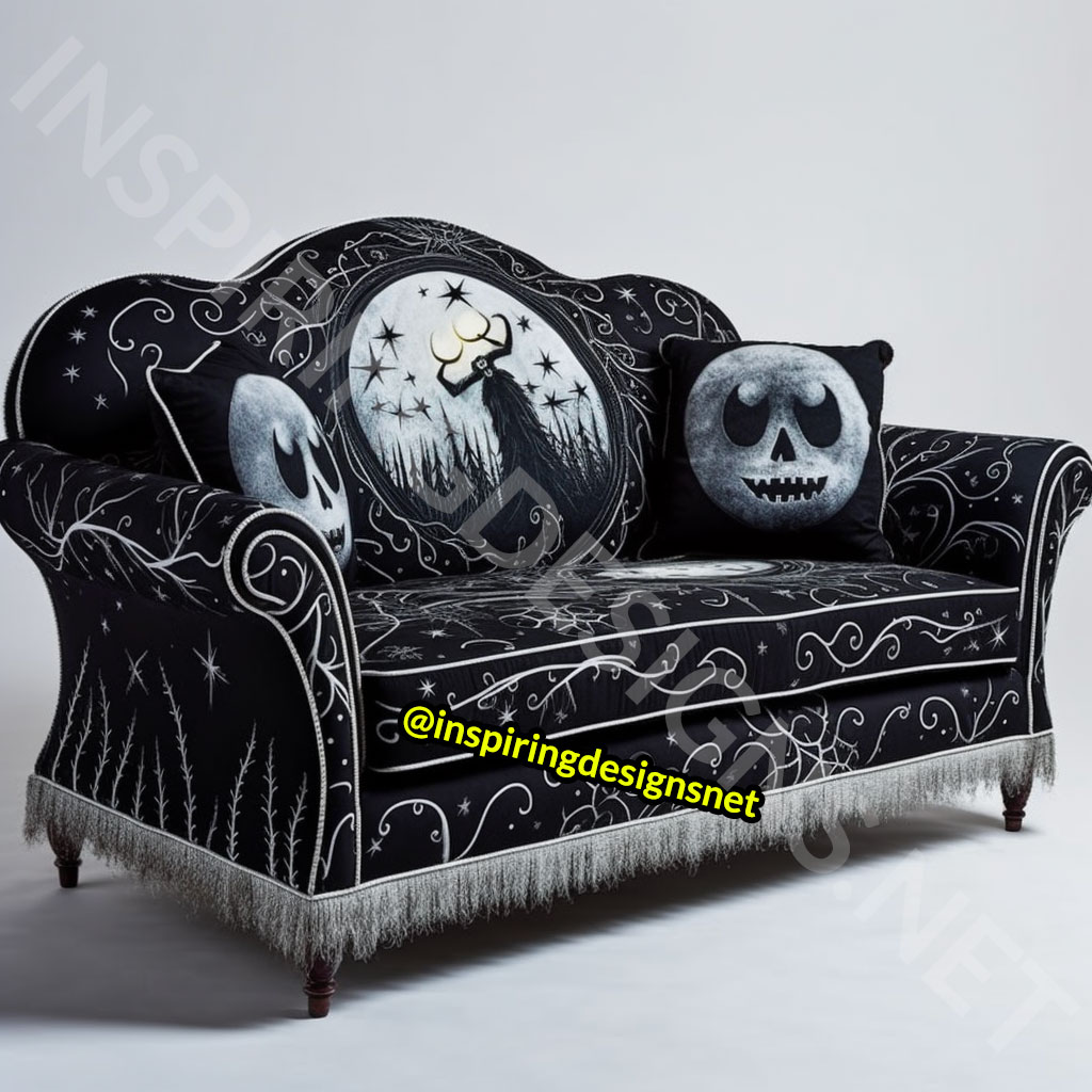 Nightmare Before Christmas Sofas - Jack Skellington Couch