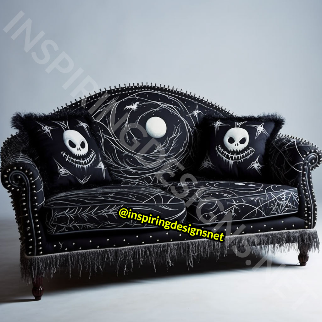 Nightmare Before Christmas Sofas - Jack Skellington Couch