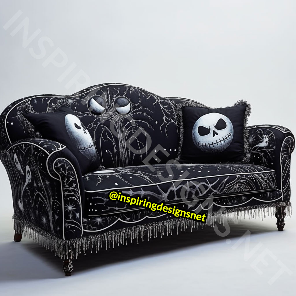 Nightmare Before Christmas Sofas - Jack Skellington Couch