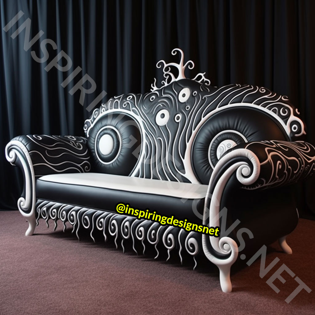 Nightmare Before Christmas Sofas - Jack Skellington Couch