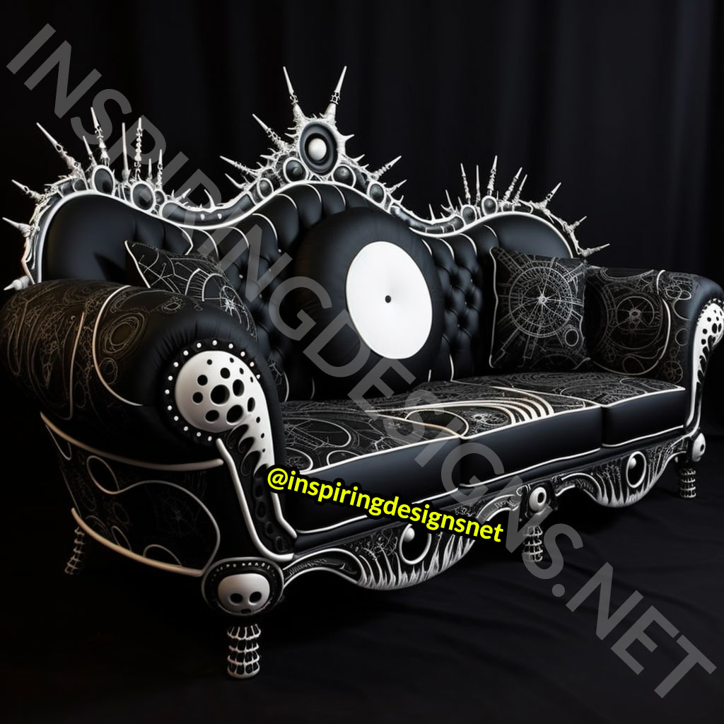 Nightmare Before Christmas Sofas - Jack Skellington Couch