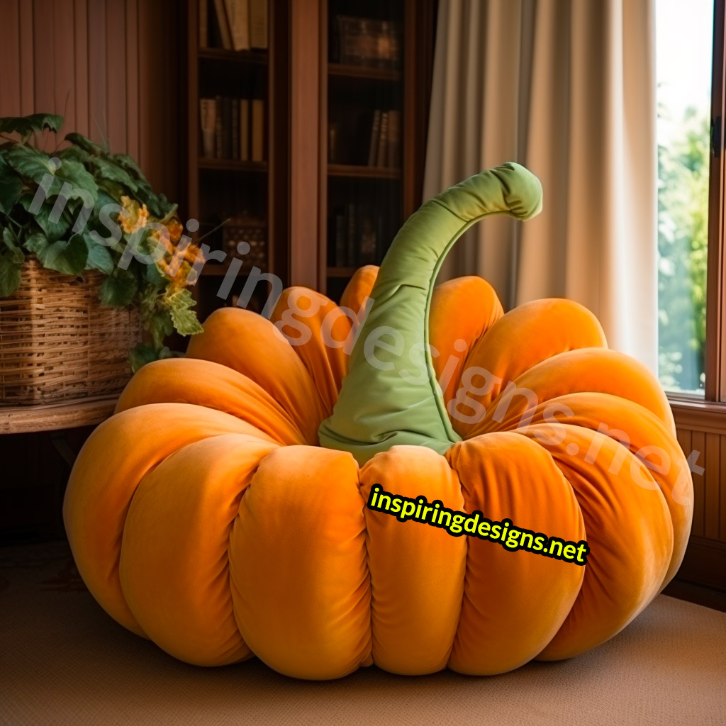 Giant Pumpkin Shaped Loungers