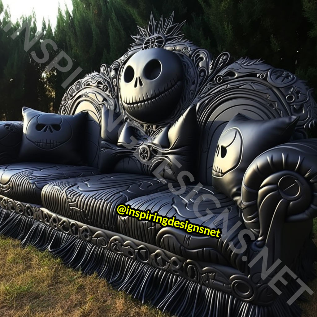 Nightmare Before Christmas Sofas - Jack Skellington Couch