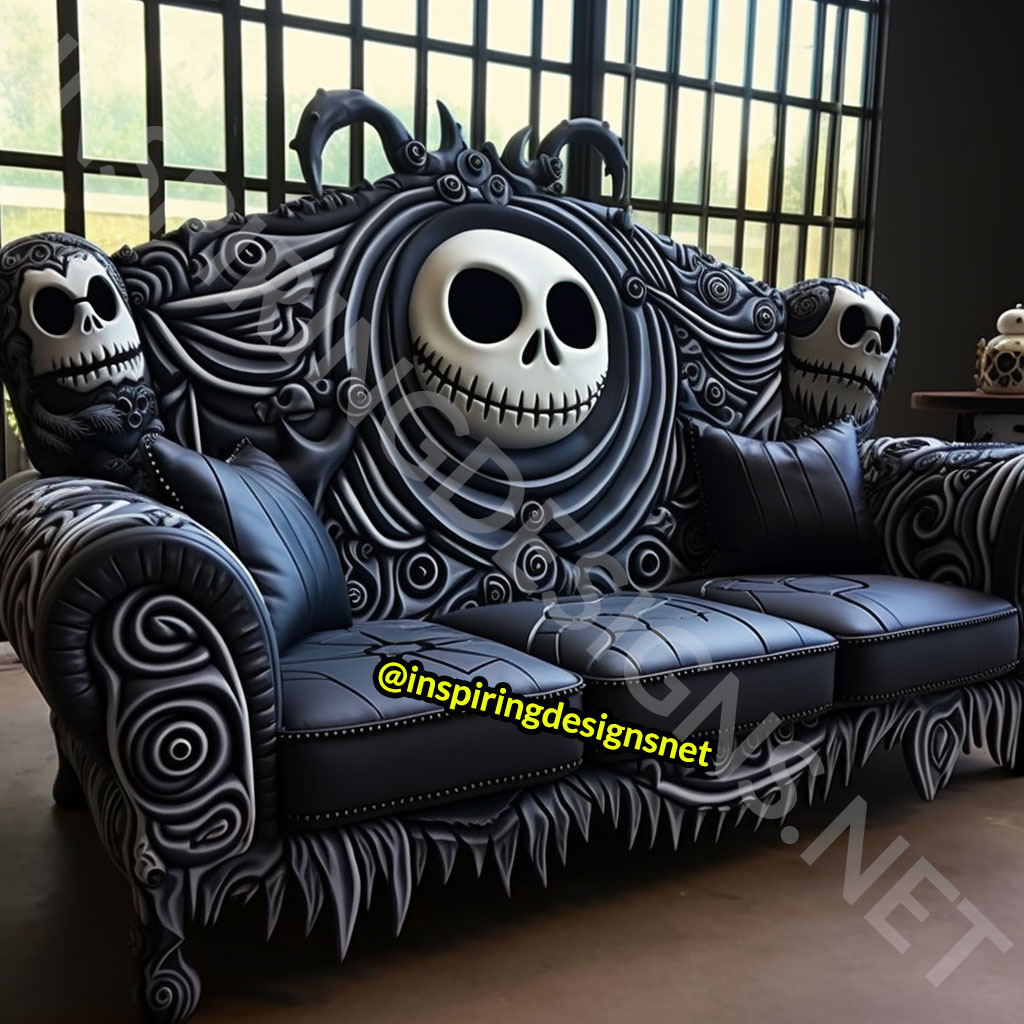 Nightmare Before Christmas Sofas - Jack Skellington Couch