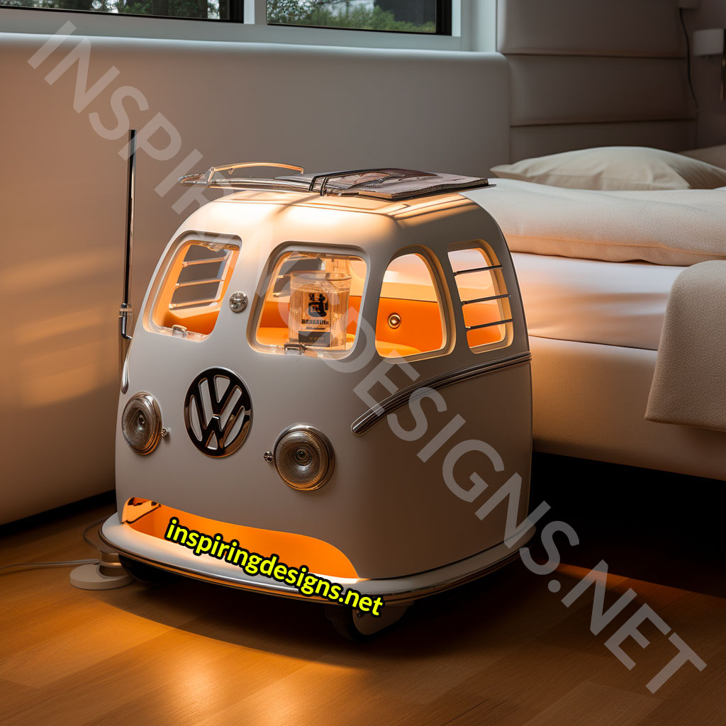 Volkswagen Type 2 Bus Nightstand Bedside Tables