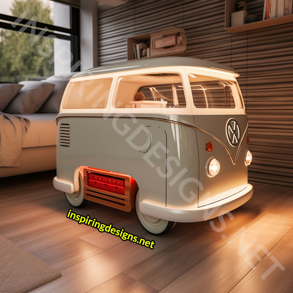 Volkswagen Type 2 Bus Nightstand Bedside Tables