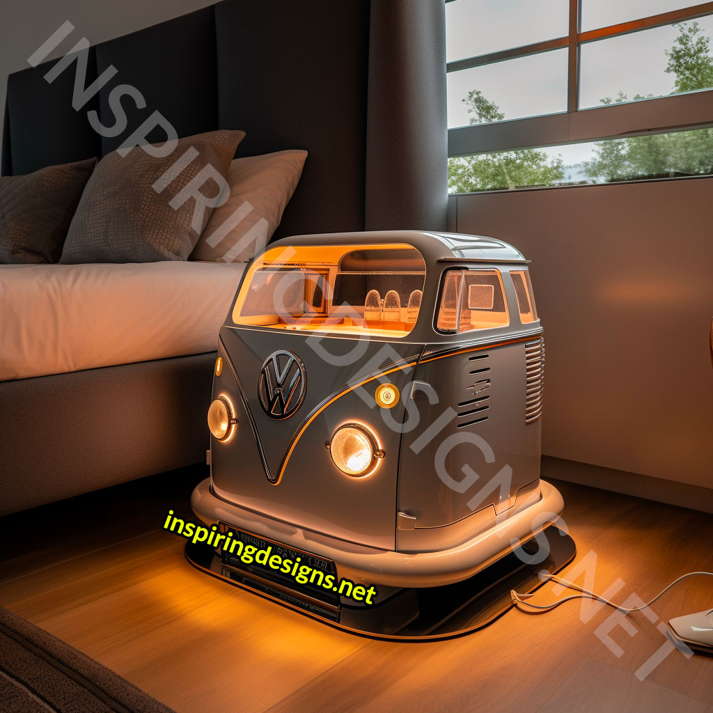 Volkswagen Type 2 Bus Nightstand Bedside Tables