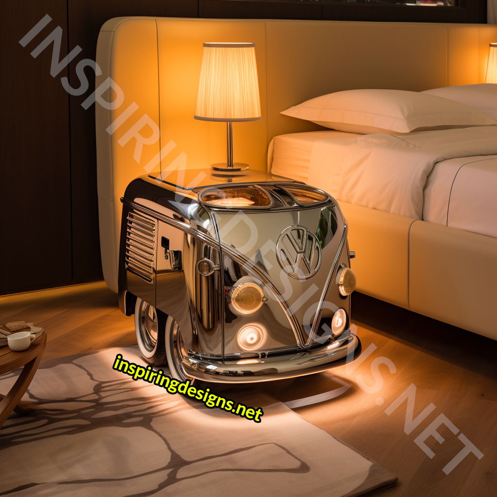 Volkswagen Type 2 Bus Nightstand Bedside Tables