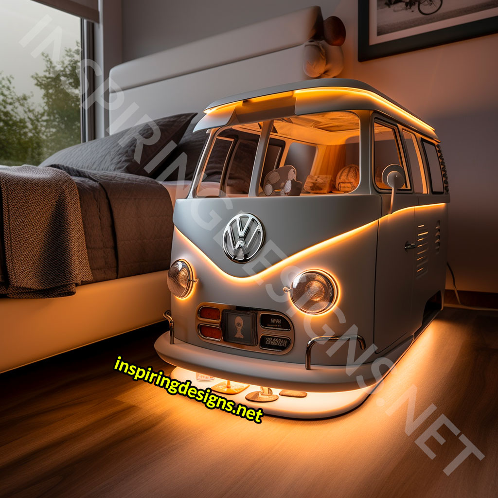 Volkswagen Type 2 Bus Nightstand Bedside Tables