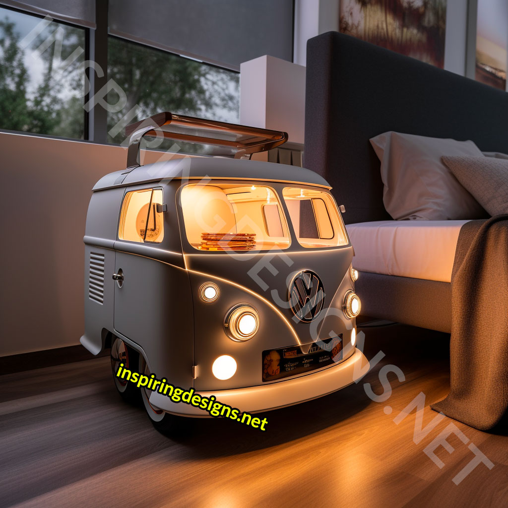 Volkswagen Type 2 Bus Nightstand Bedside Tables