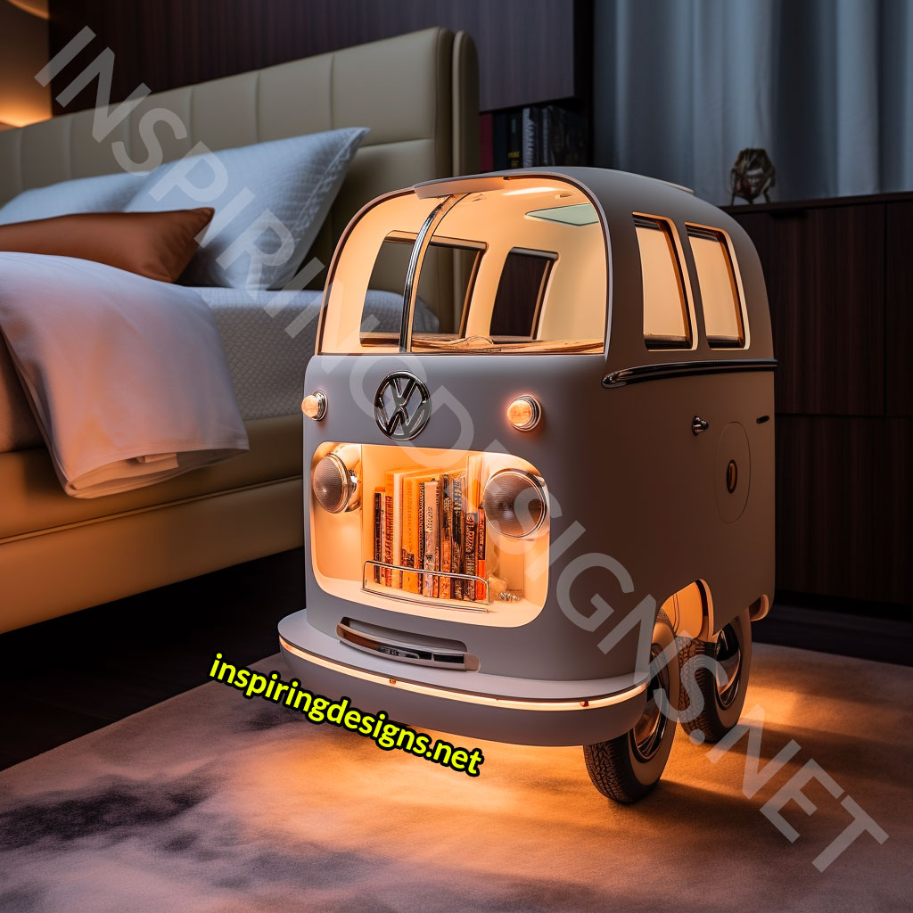 Volkswagen Type 2 Bus Nightstand Bedside Tables