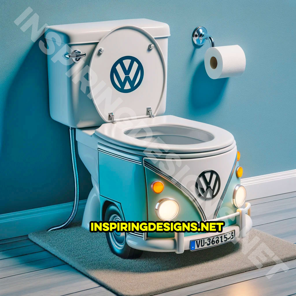 Volkswagen Type 2 Bus Shaped Toilet