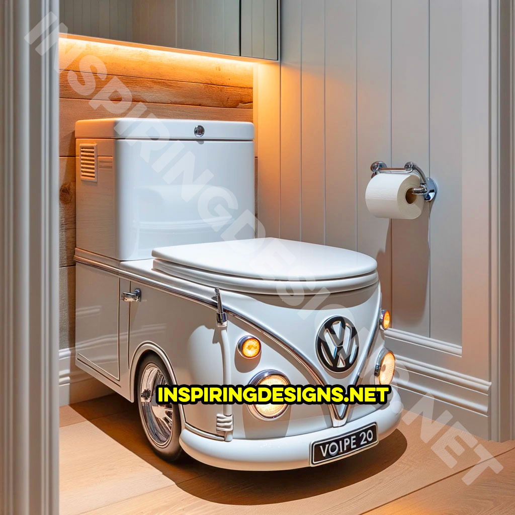 Volkswagen Type 2 Bus Shaped Toilet