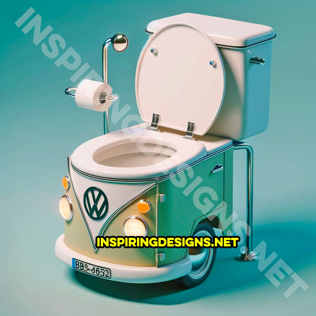 Volkswagen Type 2 Bus Shaped Toilet