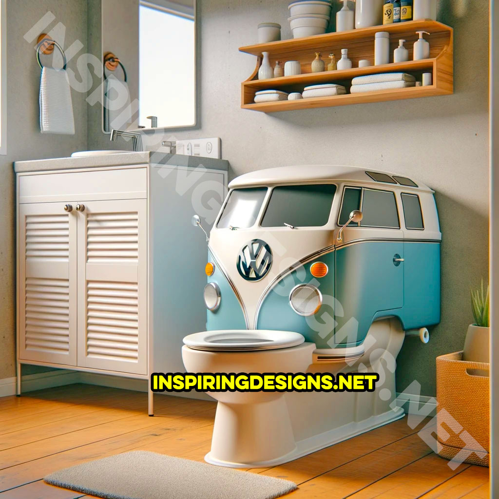 Volkswagen Type 2 Bus Shaped Toilet