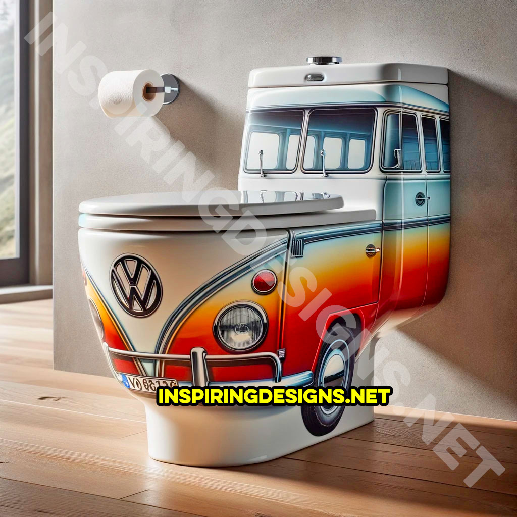 Volkswagen Type 2 Bus Shaped Toilet