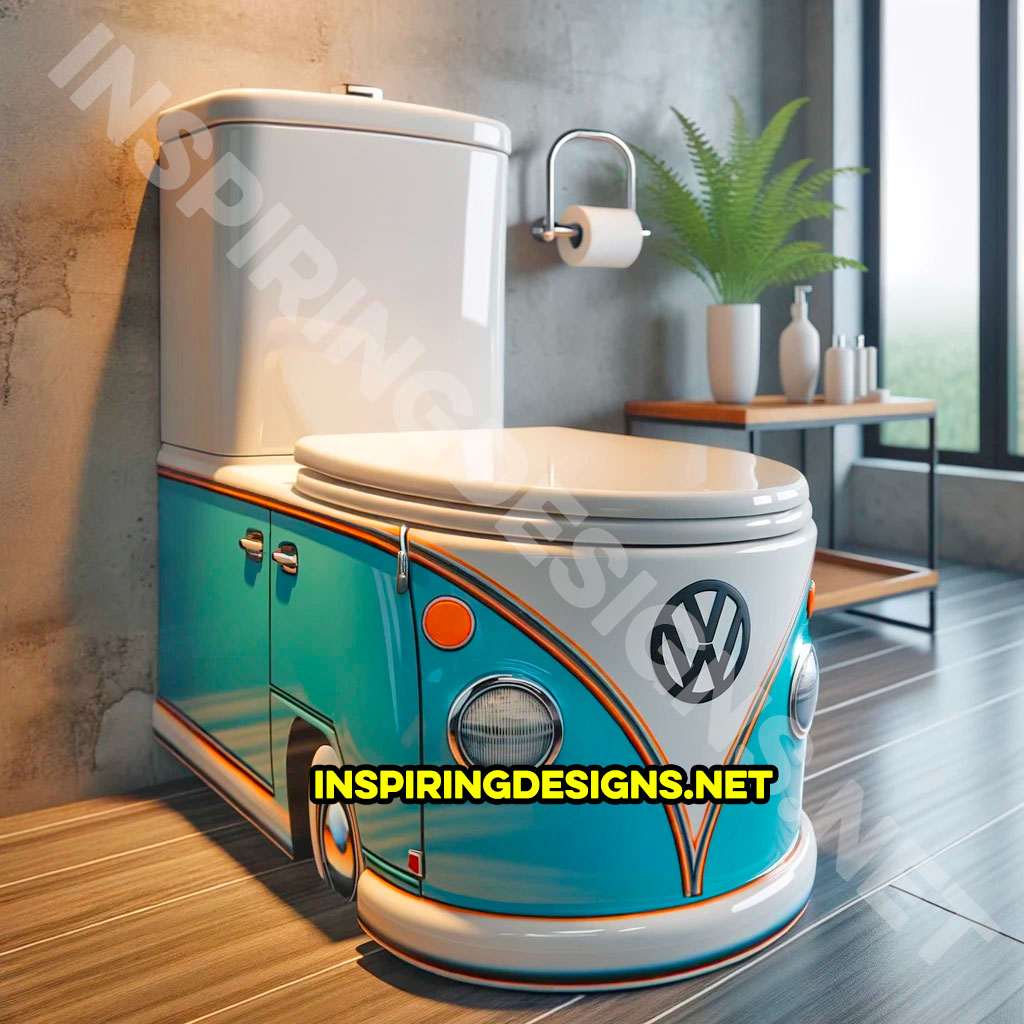 Volkswagen Type 2 Bus Shaped Toilet