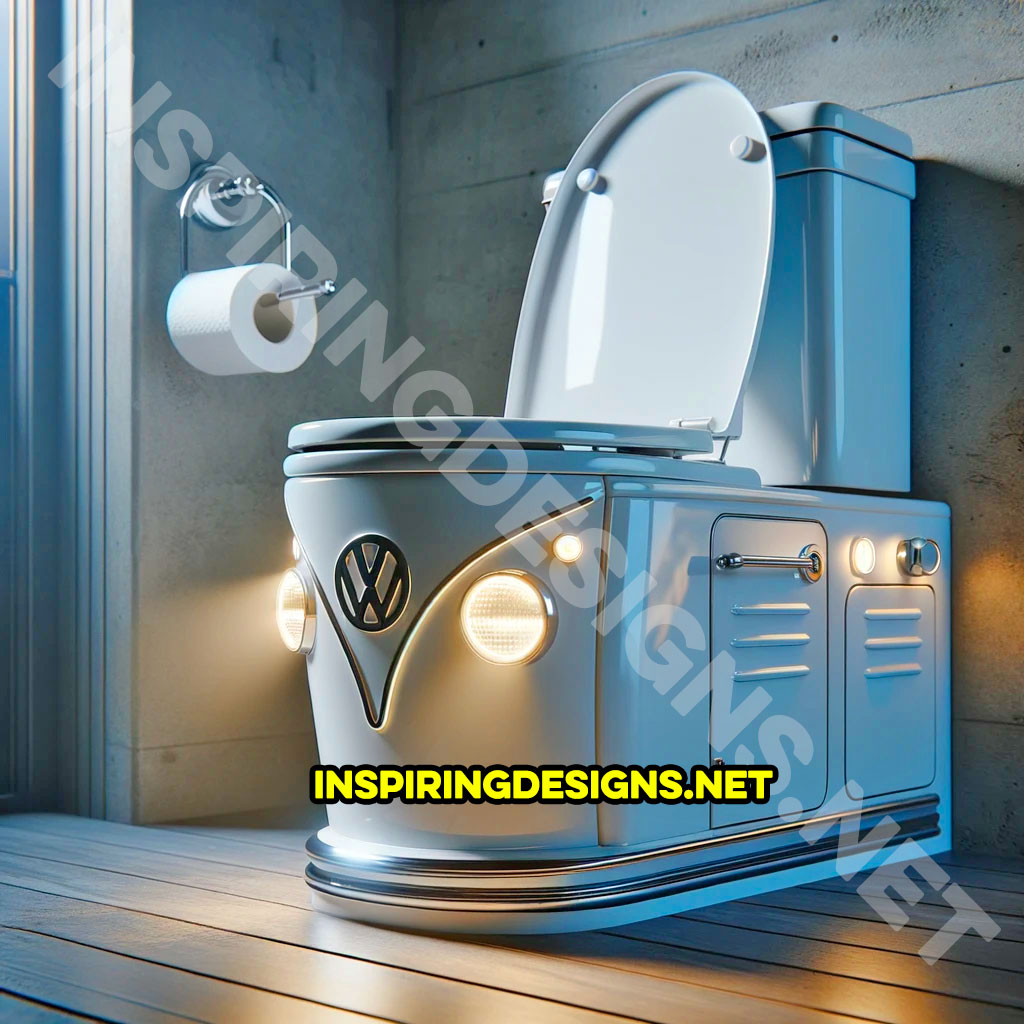 Volkswagen Type 2 Bus Shaped Toilet