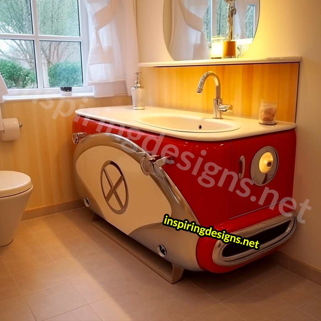 Volkswagen Type 2 Bus Bathroom Vanity