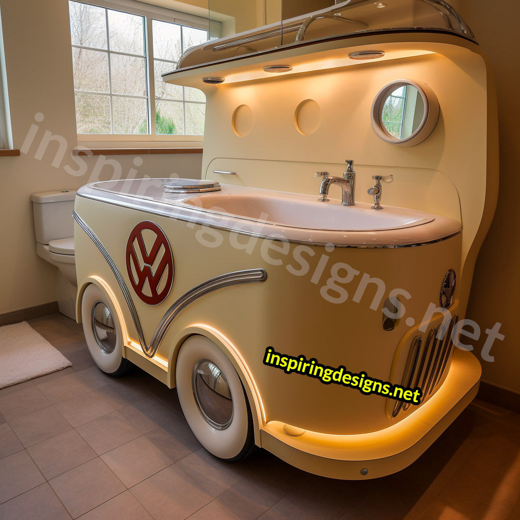 Volkswagen Type 2 Bus Bathroom Vanity