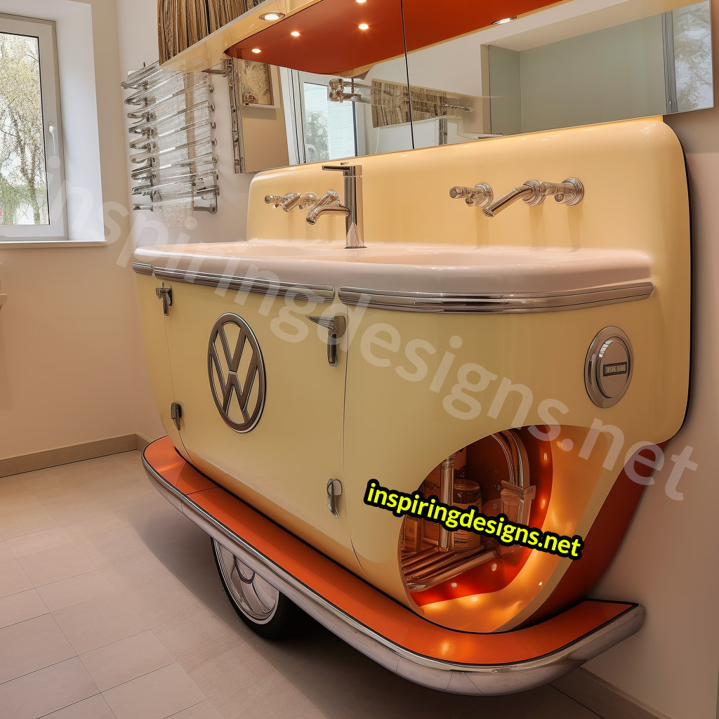 Volkswagen Type 2 Bus Bathroom Vanity