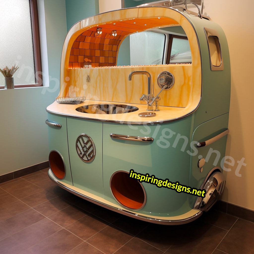 Volkswagen Type 2 Bus Bathroom Vanity