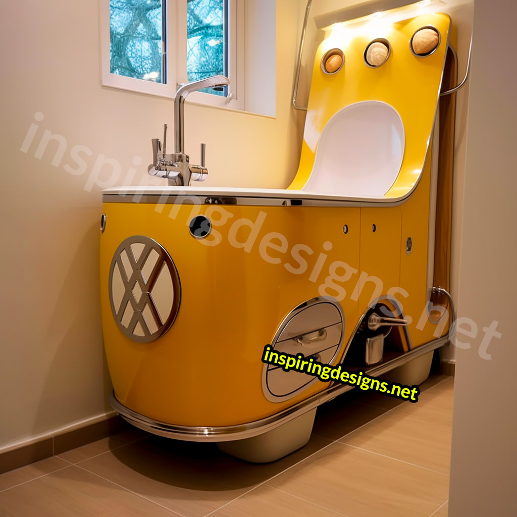 Volkswagen Type 2 Bus Bathroom Vanity