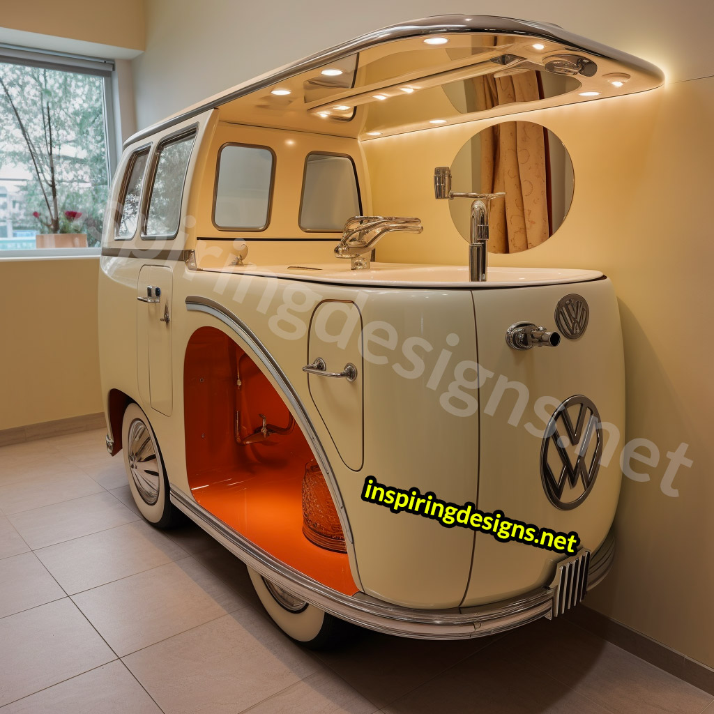 Volkswagen Type 2 Bus Bathroom Vanity