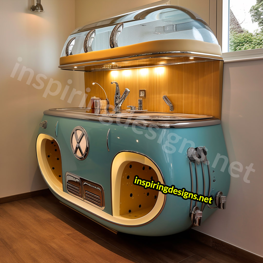 Volkswagen Type 2 Bus Bathroom Vanity