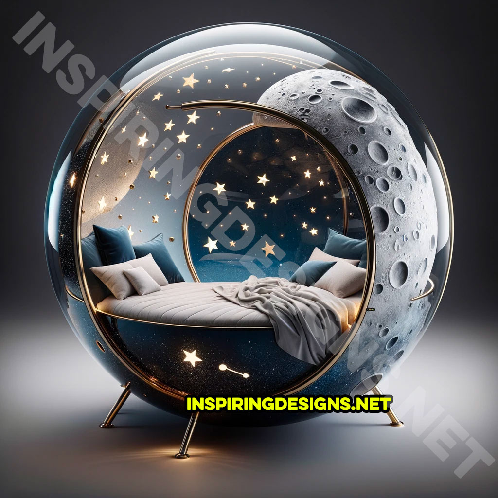 Spherical Space Themed Kids Beds