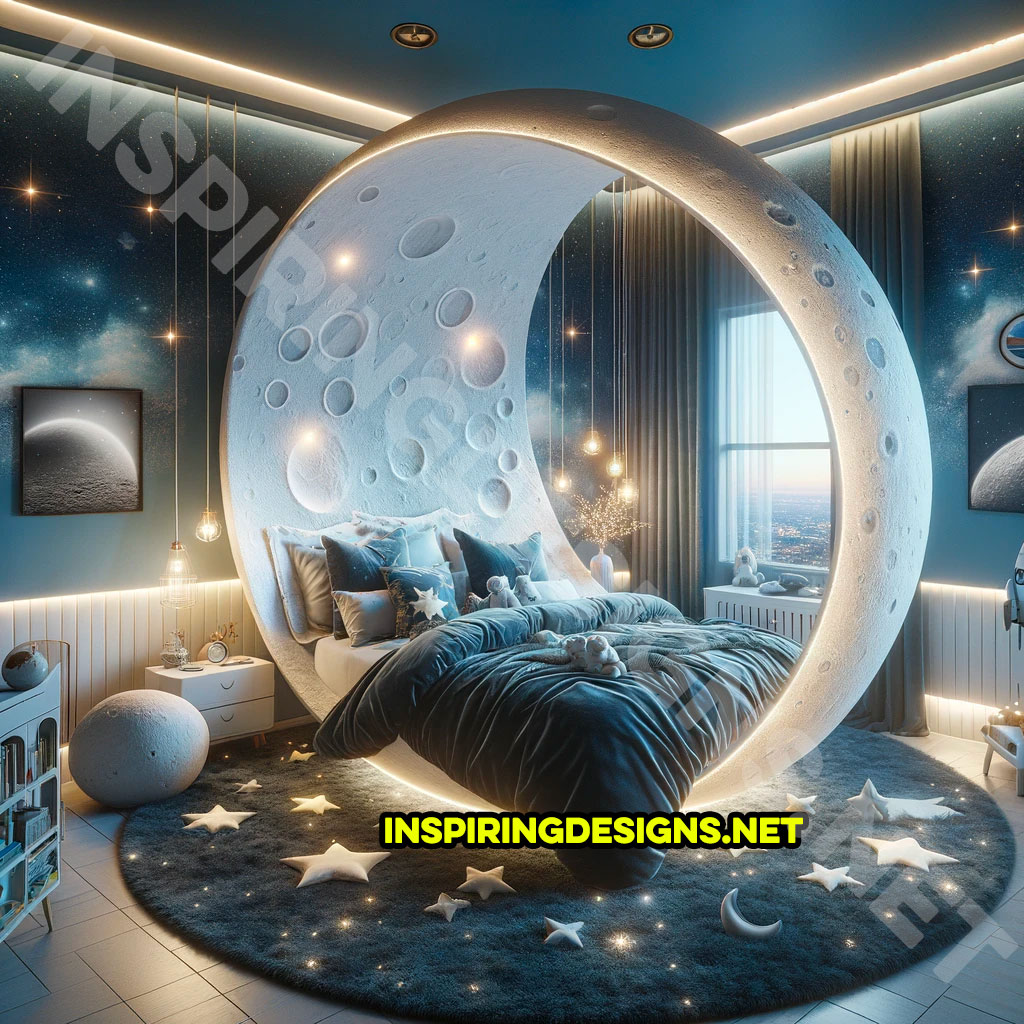 Spherical Space Themed Kids Beds