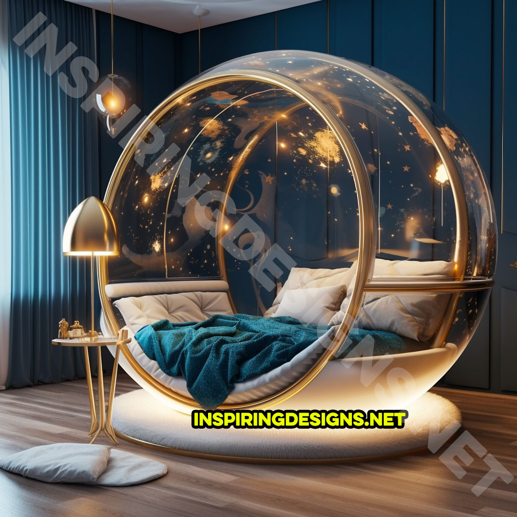 Spherical Space Themed Kids Beds