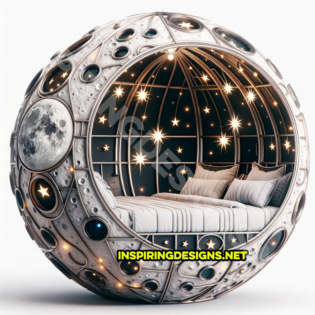 Spherical Space Themed Kids Beds