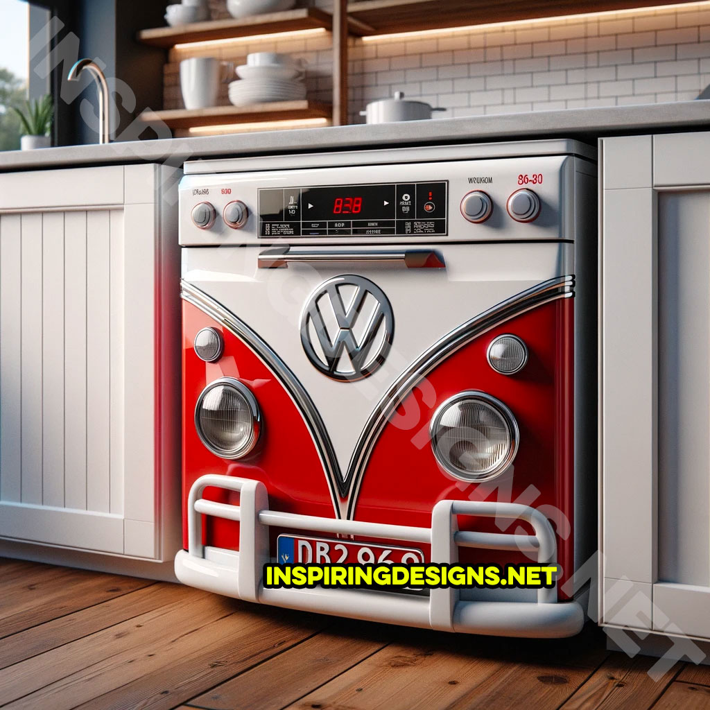 Volkswagen Bus Shaped Dishwasher