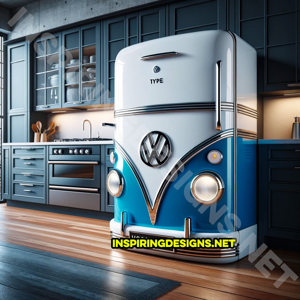 Volkswagen Bus Shaped Refrigerator